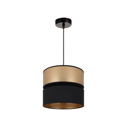 Brilagi - Κρεμαστό φωτιστικό οροφής ROYAL 1xE27/15W/230V διάμετρος 25 cm μαύρο/χρυσό