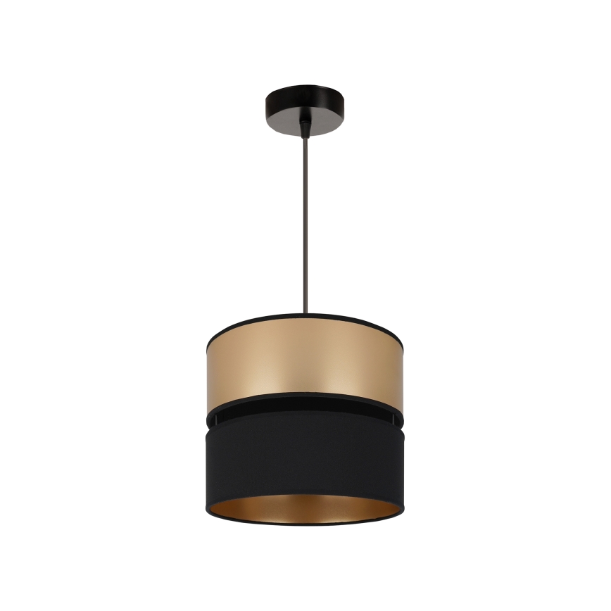 Brilagi - Κρεμαστό φωτιστικό οροφής ROYAL 1xE27/15W/230V διάμετρος 25 cm μαύρο/χρυσό