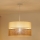 Brilagi - Κρεμαστό φωτιστικό οροφής ROYAL YUTE 1xE27/15W/230V διάμετρος 40 cm μπεζ/κρεμ