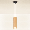 Brilagi - Κρεμαστό φωτιστικό οροφής SELE 1xGU10/30W/230V μαύρο/δρύινο ντεκόρ