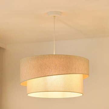 Brilagi - Κρεμαστό φωτιστικό οροφής SHINE 1xE27/15W/230V διάμετρος 50 cm κρεμ