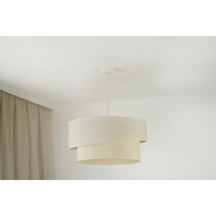 Brilagi - Κρεμαστό φωτιστικό οροφής SHINE 1xE27/15W/230V διάμετρος 50 cm κρεμ
