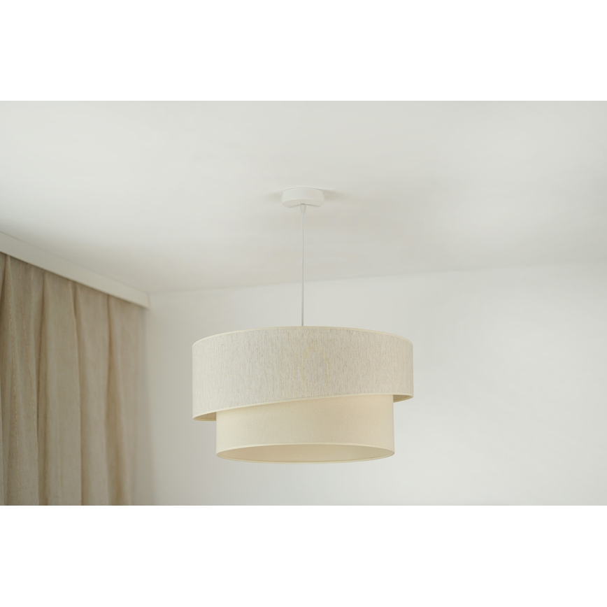Brilagi - Κρεμαστό φωτιστικό οροφής SHINE 1xE27/15W/230V διάμετρος 50 cm κρεμ
