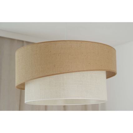 Brilagi - Κρεμαστό φωτιστικό οροφής SHINE 1xE27/15W/230V διάμετρος 50 cm μπεζ/κρεμ