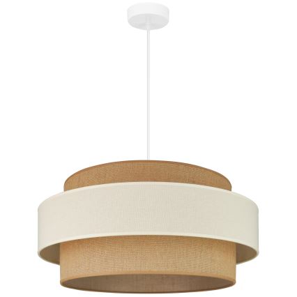 Brilagi - Κρεμαστό φωτιστικό οροφής SPACE LIGHT 1xE27/15W/230V διάμετρος 50 cm μπεζ/κρεμ