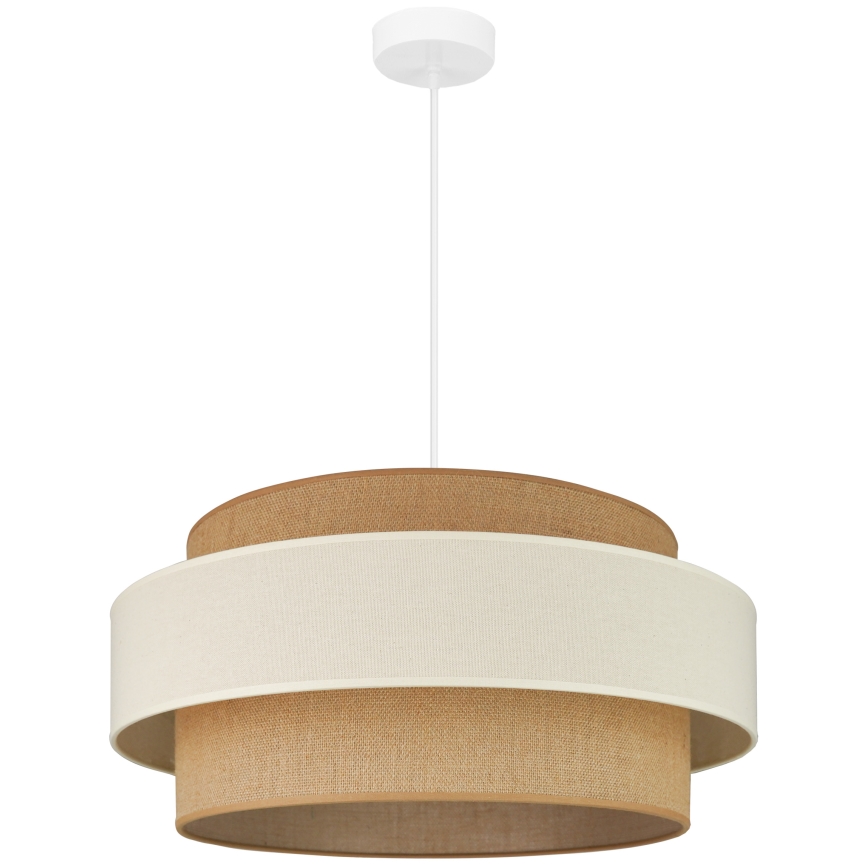 Brilagi - Κρεμαστό φωτιστικό οροφής SPACE LIGHT 1xE27/15W/230V διάμετρος 50 cm μπεζ/κρεμ