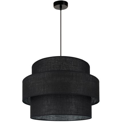 Brilagi - Κρεμαστό φωτιστικό οροφής SPACE YUTE 1xE27/15W/230V διάμετρος 50 cm μαύρο
