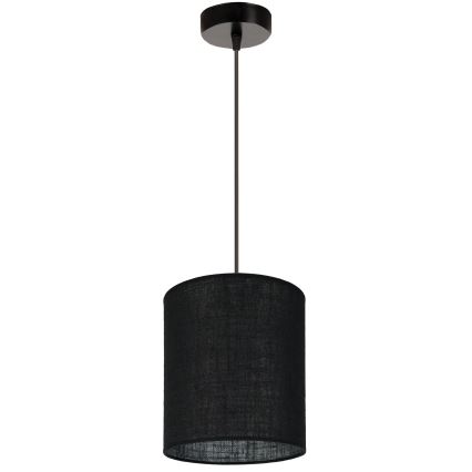 Brilagi - Κρεμαστό φωτιστικό οροφής TUBES 1xE27/15W/230V διάμετρος 20 cm μαύρο