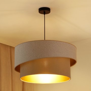 Brilagi - Κρεμαστό φωτιστικό οροφής VEGAS SHINE 1xE27/15W/230V διάμετρος 50 cm κρεμ/μπεζ