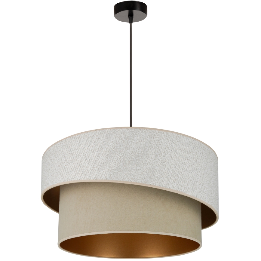 Brilagi - Κρεμαστό φωτιστικό οροφής VEGAS SHINE 1xE27/15W/230V διάμετρος 50 cm κρεμ/μπεζ