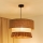 Brilagi - Κρεμαστό φωτιστικό οροφής WINNETOU BOHO 1xE27/15W/230V διάμετρος 45 cm καφέ/κρεμ