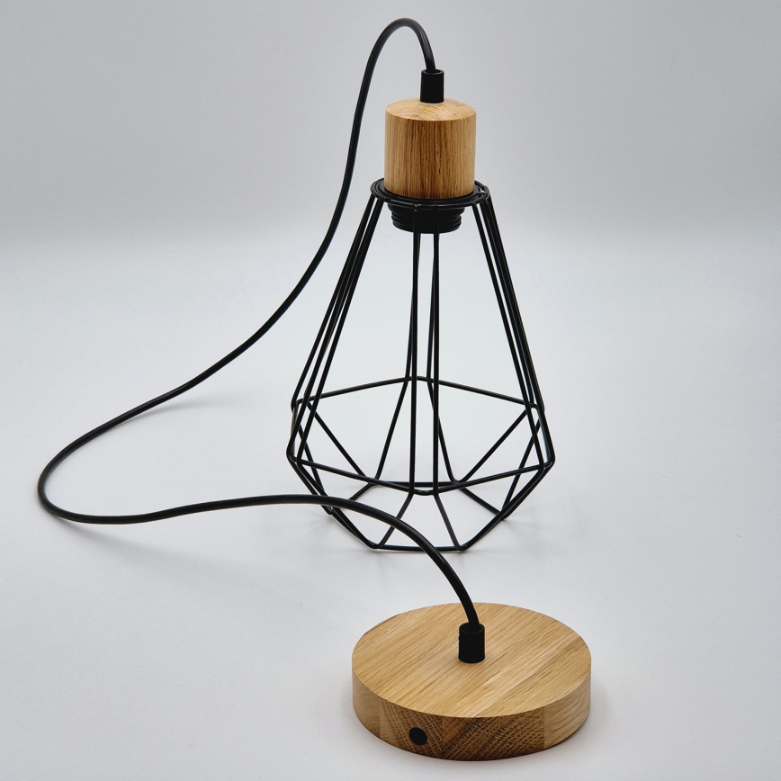 Brilagi - Κρεμαστό φωτιστικό οροφής WOODY BASKET 1xE27/60W/230V δρυς