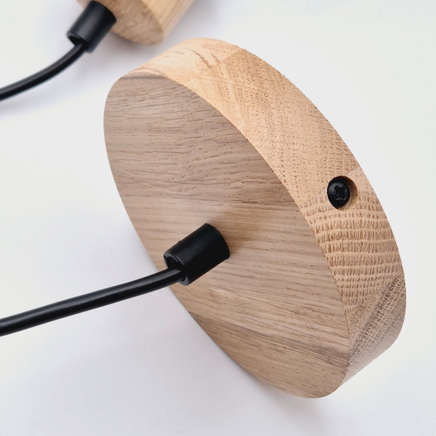 Brilagi - Κρεμαστό φωτιστικό οροφής WOODY BASKET 1xE27/60W/230V δρυς