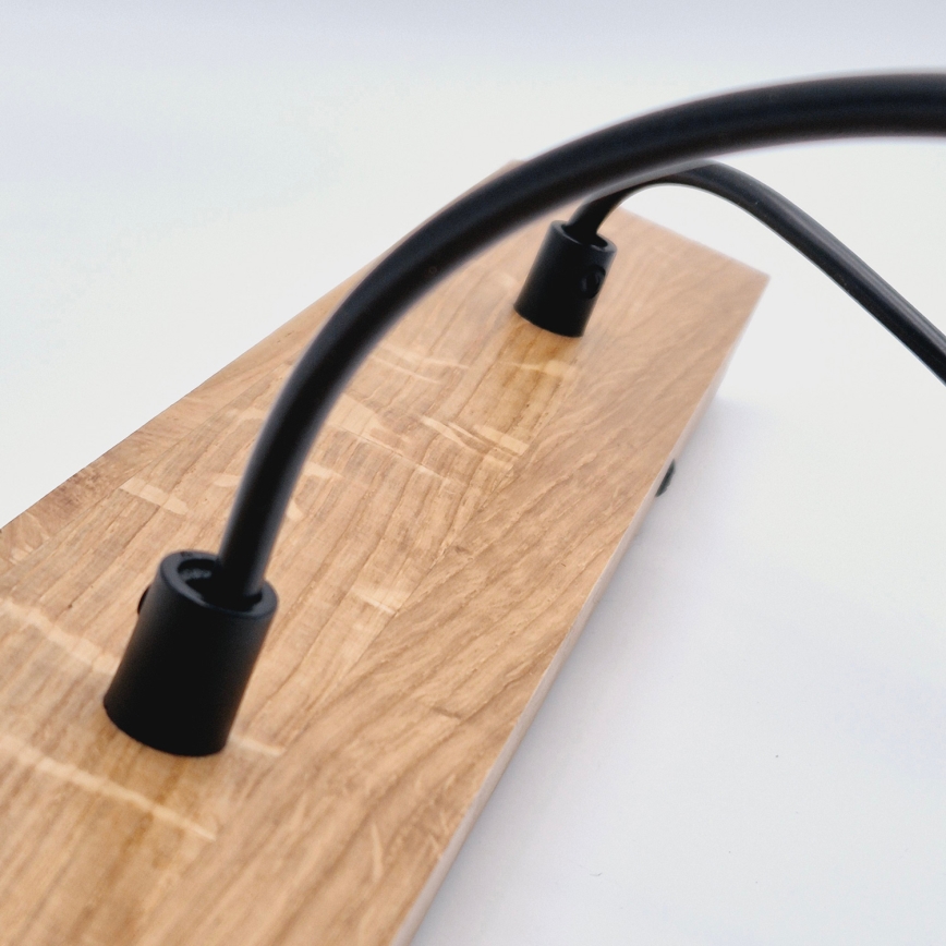 Brilagi - Κρεμαστό φωτιστικό οροφής WOODY BASKET 2xE27/60W/230V δρυς