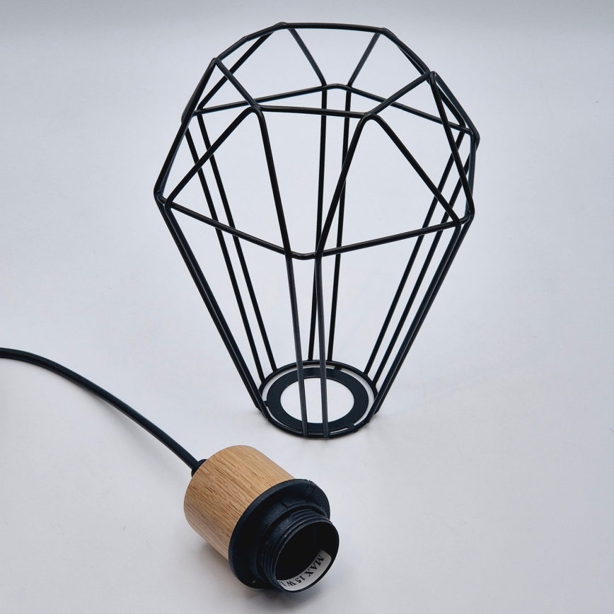 Brilagi - Κρεμαστό φωτιστικό οροφής WOODY BASKET 3xE27/60W/230V δρυς