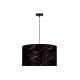 Brilagi - Κρεμαστό φωτιστικό οροφής μονόφωτο VELVET 1xE27/40W/230V μαύρο/χαλκός