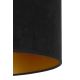 Brilagi - Κρεμαστό φωτιστικό οροφής μονόφωτο VELVET 1xE27/40W/230V μαύρο/χρυσό