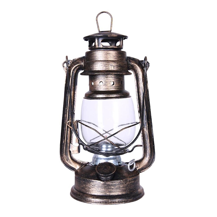 Brilagi - Λάμπα πετρελαίου LANTERN 24,5 cm χάλκινη