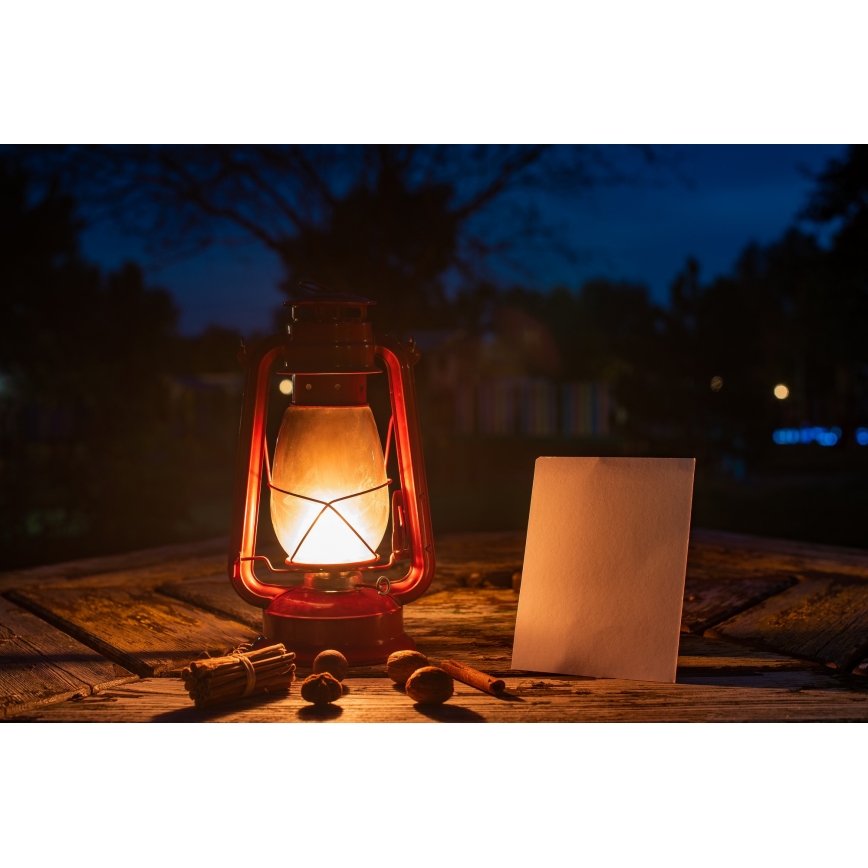 Brilagi - Λάμπα πετρελαίου θυέλλης LANTERN 31 cm κόκκινο