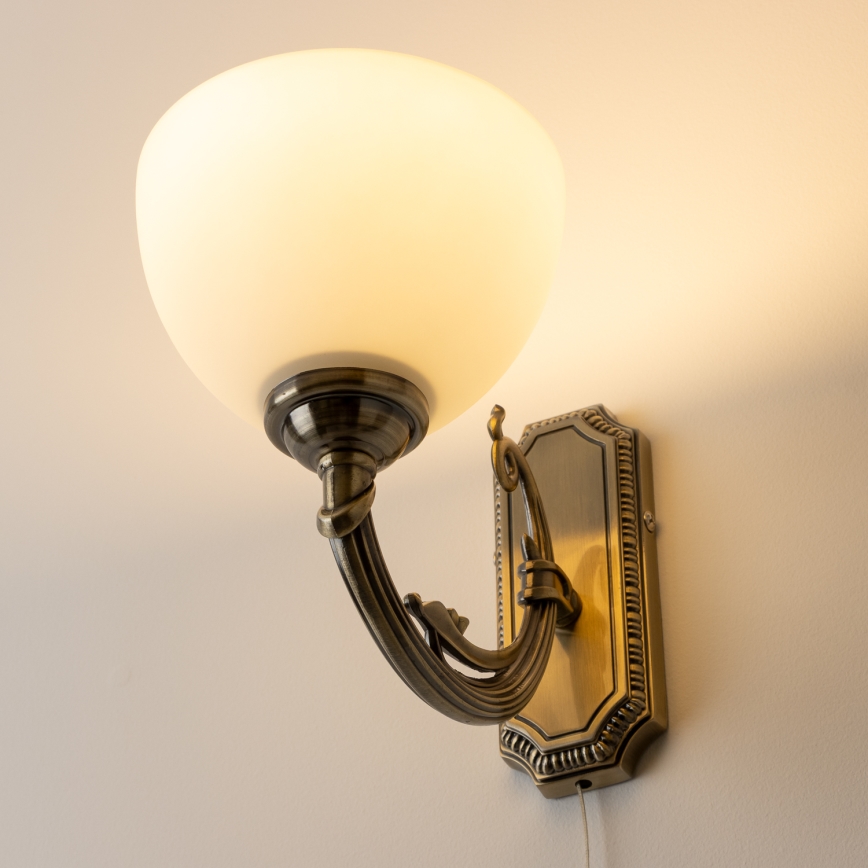 Brilagi - Λάμπα τοίχου CLASSIC 1xE27/60W/230V ορείχαλκος