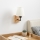 Brilagi - Λάμπα τοίχου NUBILA WOOD 1xE27/25W/230V δρυς/κρεμ