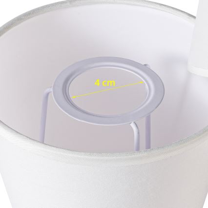 Brilagi - Universal φωτιστικό NUBILA E27 13x9 εκ. λευκό