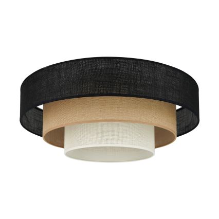 Brilagi - Οροφής φωτιστικό ASPEN LUNETA LED/12W/230V διάμ. 60 εκ. 3000K/4000K/6400K μαύρο/μπεζ/κρεμ