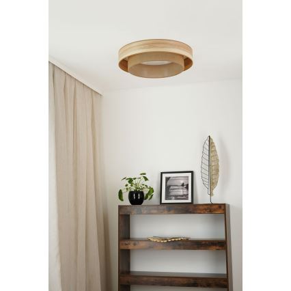 Brilagi - Οροφής φωτιστικό LED MONTANA BOHO LED/26W/230V διάμ. 60 εκ. καφέ