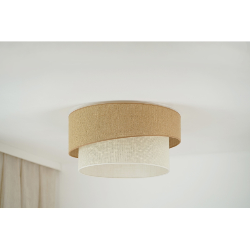 Brilagi - Οροφής φωτιστικό SHINE 1xE27/15W/230V διάμ. 50 εκ. μπεζ/κρεμ