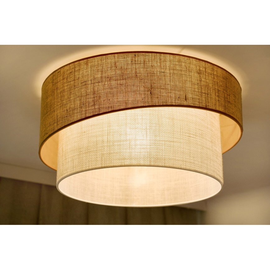 Brilagi - Οροφής φωτιστικό SHINE 1xE27/15W/230V διάμ. 50 εκ. μπεζ/κρεμ