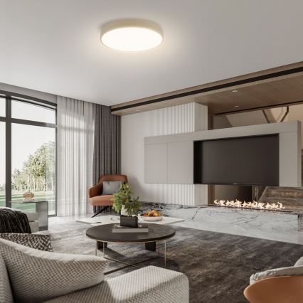 Brilagi - Φωτιστικό οροφής POOL LED/48W/230V 3000/4500/6000K Ø 40 cm μπεζ