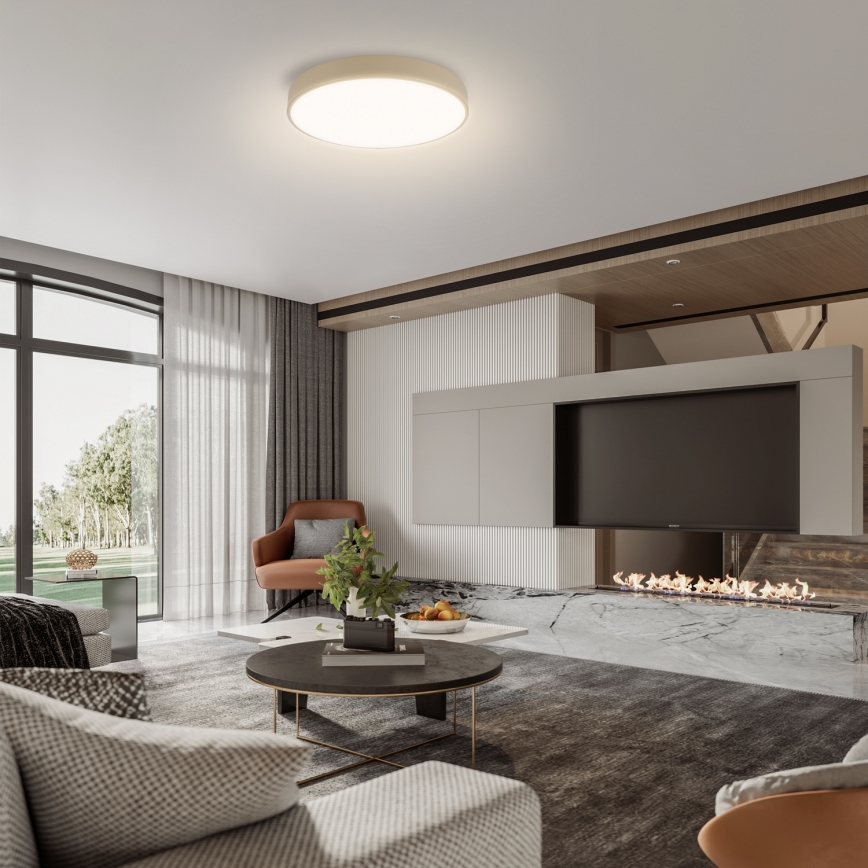 Brilagi - Φωτιστικό οροφής POOL LED/48W/230V 3000/4500/6000K Ø 40 cm μπεζ