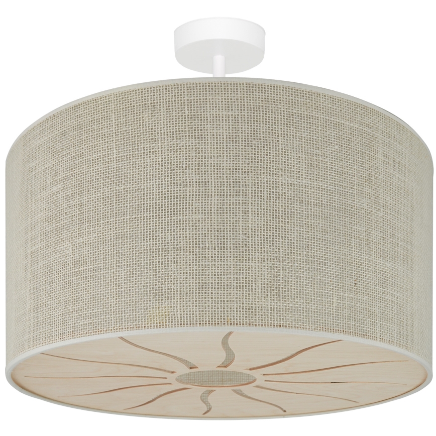 Brilagi - Επιτοίχιο φωτιστικό COUNTRY ROLLER 1xE27/15W/230V διάμ. 45 εκ. κρεμ