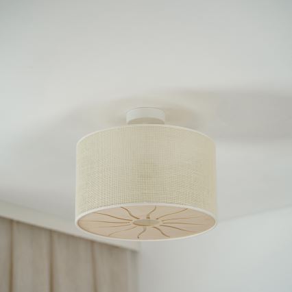 Brilagi - Επιτοίχιο φωτιστικό COUNTRY ROLLER 1xE27/15W/230V διάμ. 45 εκ. κρεμ