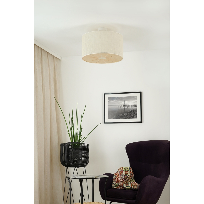 Brilagi - Επιτοίχιο φωτιστικό COUNTRY ROLLER 1xE27/15W/230V διάμ. 45 εκ. κρεμ