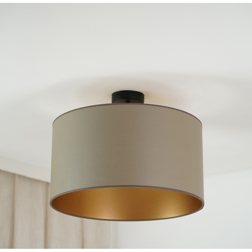 Brilagi - Επιτοίχιο φωτιστικό OREGON ROLLER VEGE 1xE27/15W/230V διάμ. 45 εκ. γκρι
