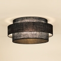 Brilagi - Οροφής φωτιστικό SPACE YUTE LED/12W/230V διάμ. 50 εκ. 3000K/4000K/6400K μαύρο