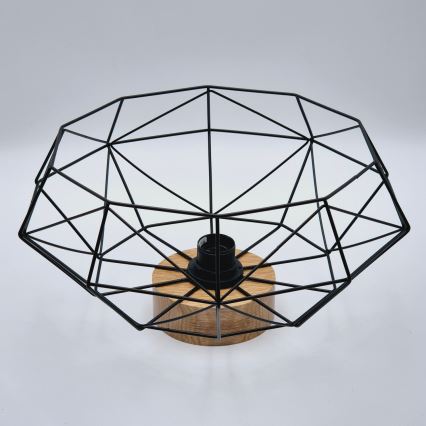 Brilagi - Οροφής φωτιστικό WOODY BASKET 1xE27/60W/230V δρυς καρυδιά