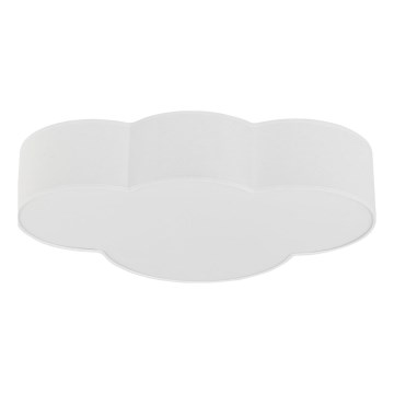 Brilagi - Παιδικό φωτιστικό οροφής NIMBUS 4xE27/15W/230V 46x63 cm λευκό