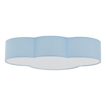 Brilagi - Παιδικό φωτιστικό οροφής NIMBUS 4xE27/15W/230V 46x63 cm μπλε