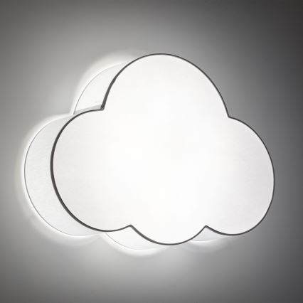Brilagi - Παιδικό φωτιστικό οροφής NIMBUS 4xE27/15W/230V γκρι