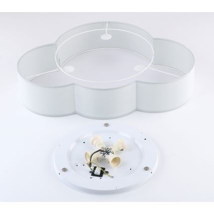 Brilagi - Παιδικό φωτιστικό οροφής NIMBUS 4xE27/15W/230V γκρι