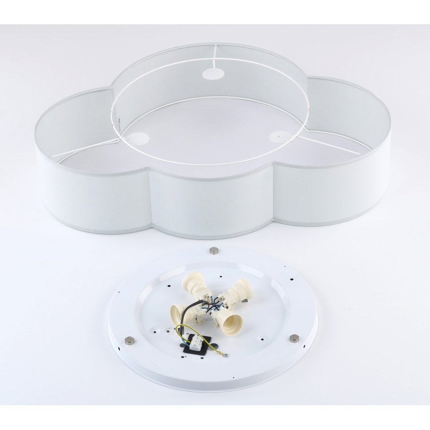 Brilagi - Παιδικό φωτιστικό οροφής NIMBUS 4xE27/15W/230V γκρι