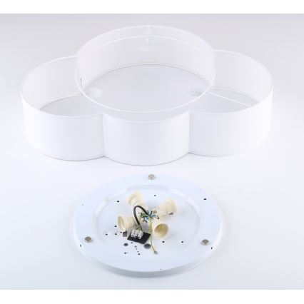 Brilagi - Παιδικό φωτιστικό οροφής NIMBUS 4xE27/15W/230V λευκό