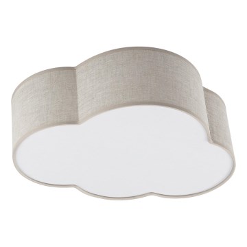 Brilagi - Παιδικό φωτιστικό οροφής NIMBUS LINEN 2xE27/15W/230V μπεζ