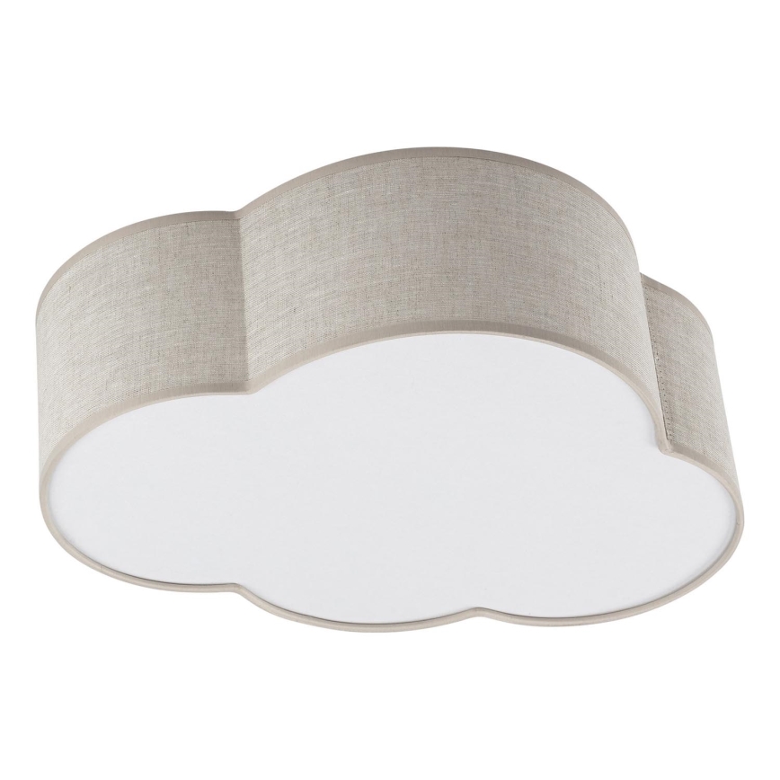 Brilagi - Παιδικό φωτιστικό οροφής NIMBUS LINEN 2xE27/15W/230V μπεζ