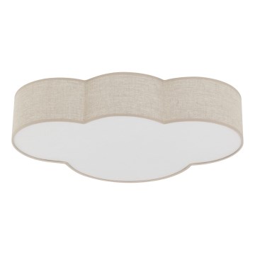 Brilagi - Παιδικό φωτιστικό οροφής NIMBUS LINEN 4xE27/15W/230V μπεζ