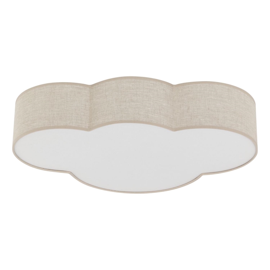 Brilagi - Παιδικό φωτιστικό οροφής NIMBUS LINEN 4xE27/15W/230V μπεζ