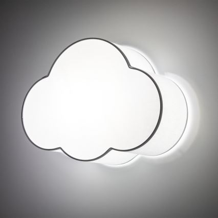 Brilagi - Παιδικό φωτιστικό οροφής NIMBUS MINI 2xE27/15W/230V γκρίζο