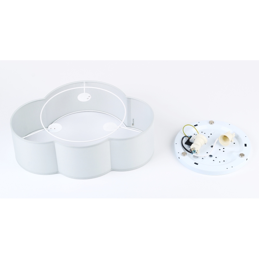 Brilagi - Παιδικό φωτιστικό οροφής NIMBUS MINI 2xE27/15W/230V γκρίζο